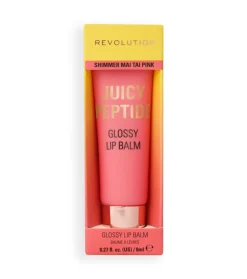 Bálsamo labial con brillo Juicy Peptide - Shimmer Mai Tai Pink