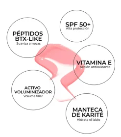 Bálsamo labial con péptidos SPF50+ - Berry Sorbet