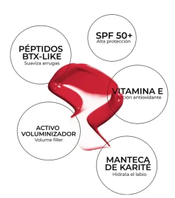 Bálsamo labial con péptidos SPF50+ - Cherry Allure