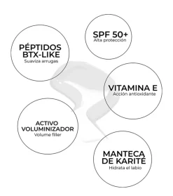 Bálsamo labial con péptidos SPF50+ - Caipi Bliss