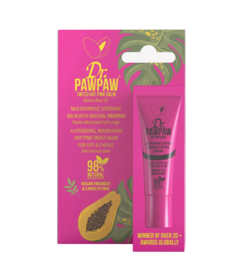 Bálsamo labial multifunción con color - Hot Pink