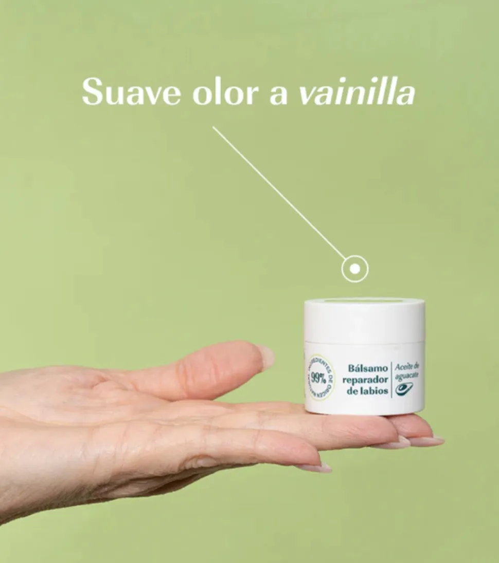 Bálsamo labial reparador con aguacate