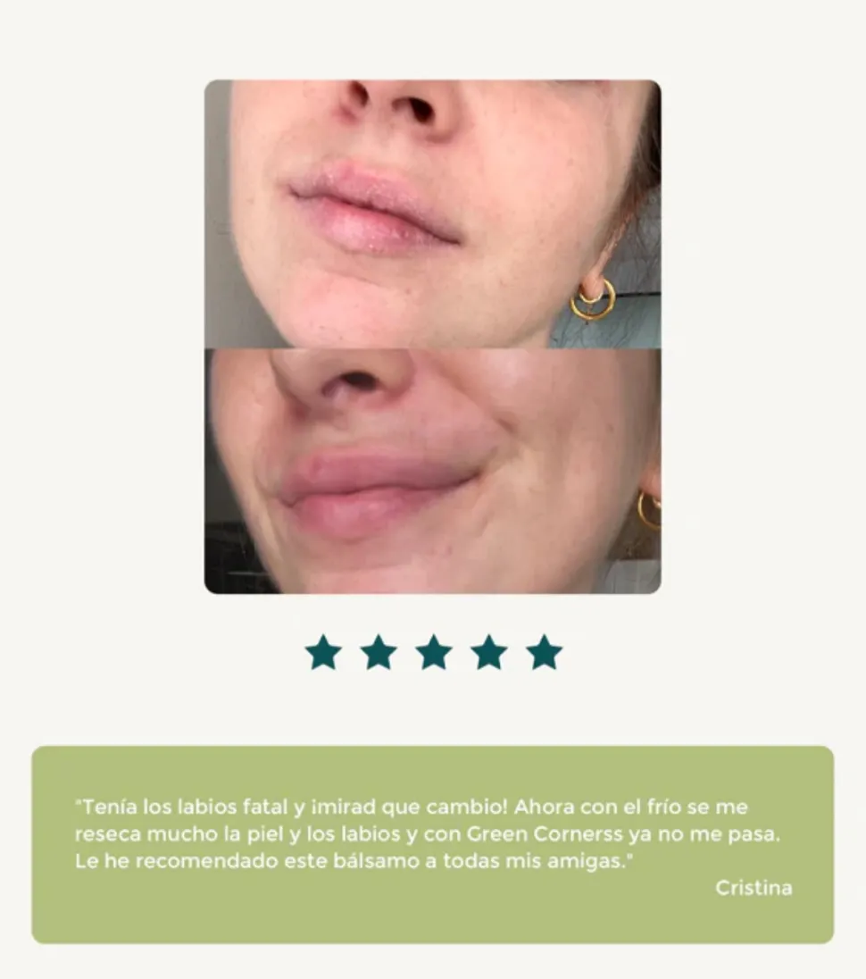 Bálsamo labial reparador con aguacate