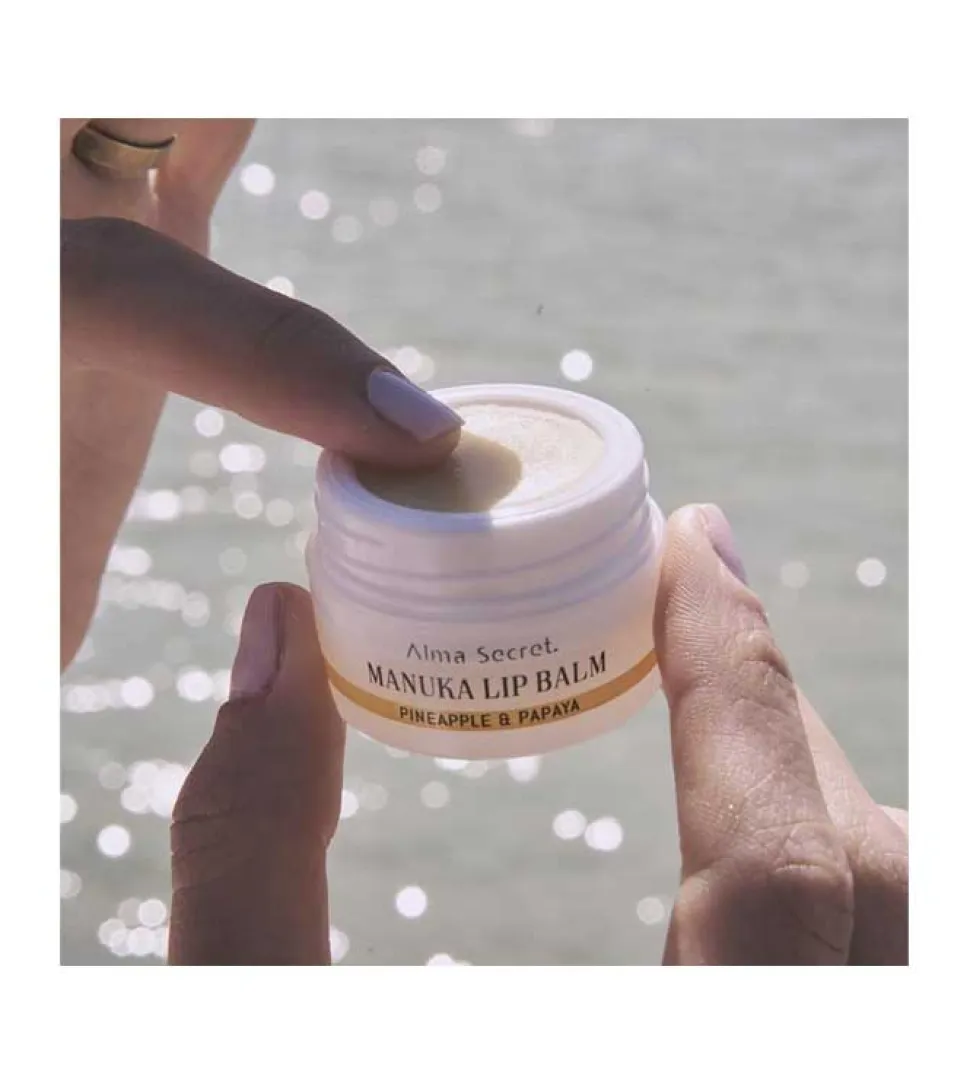 Bálsamo labial reparador Manuka Lip Balm - Piña y papaya