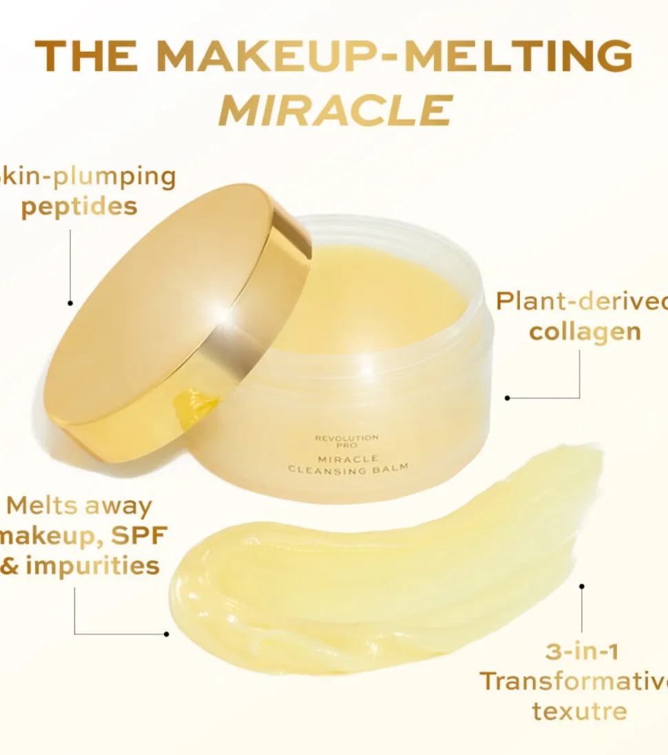 Bálsamo limpiador con colágeno vegano Miracle Cleansing Balm