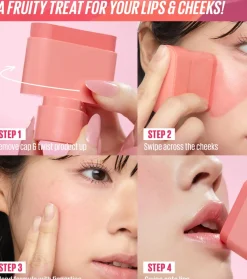 Bálsamo multi-stick para labios y mejillas Dewy Bar - Peach Cobbler