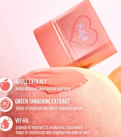 Bálsamo multi-stick para labios y mejillas Dewy Bar - Peach Cobbler