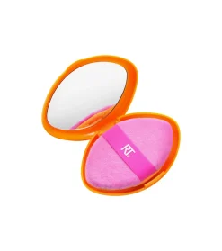 Borla multiusos de doble cara Miracle 2-in-1 Powder Puff + Estuche de viaje