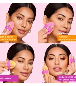 Borla multiusos de doble cara Miracle 2-in-1 Powder Puff
