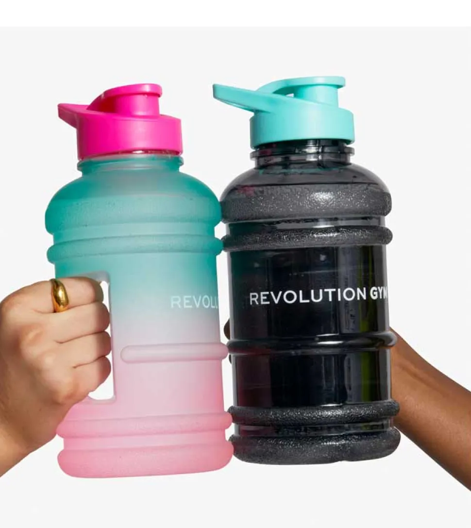 Botella de agua multicolor 1L