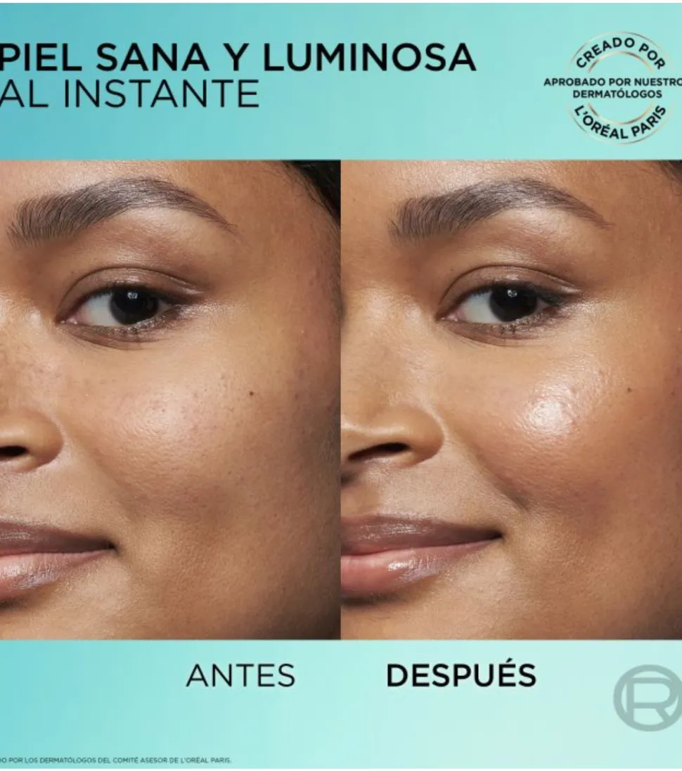 *Bright Reveal* - Fluido facial diario con color SPF 50 - Tono medio