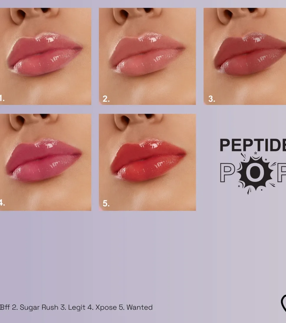 Brillo de labios con péptidos Peptide Pop - Legit