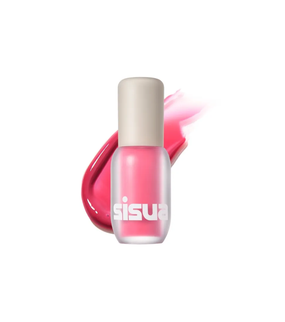 Brillo de labios efecto plump Sisua Popcorn Syrup - No.1 Strawberry Cream