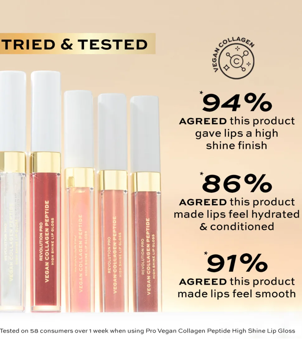 Brillo de labios Vegan Collagen Peptide - Stripped