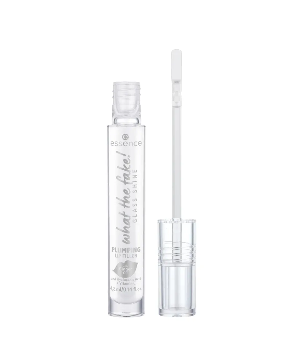Brillo de labios voluminizador Glass Shine What The Fake! - 01: Oh So Glassy