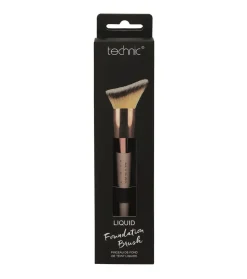 Brocha angulada para base de maquillaje