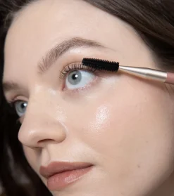 Brocha doble para cejas y pestañas Soft Vegan Brush Brownie