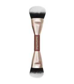 Brocha doble para rostro Soft Vegan Brush Brownie - MO. 01