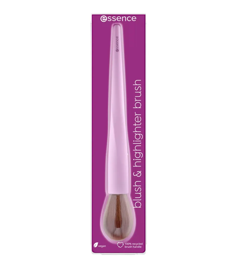 Brocha para colorete e iluminador