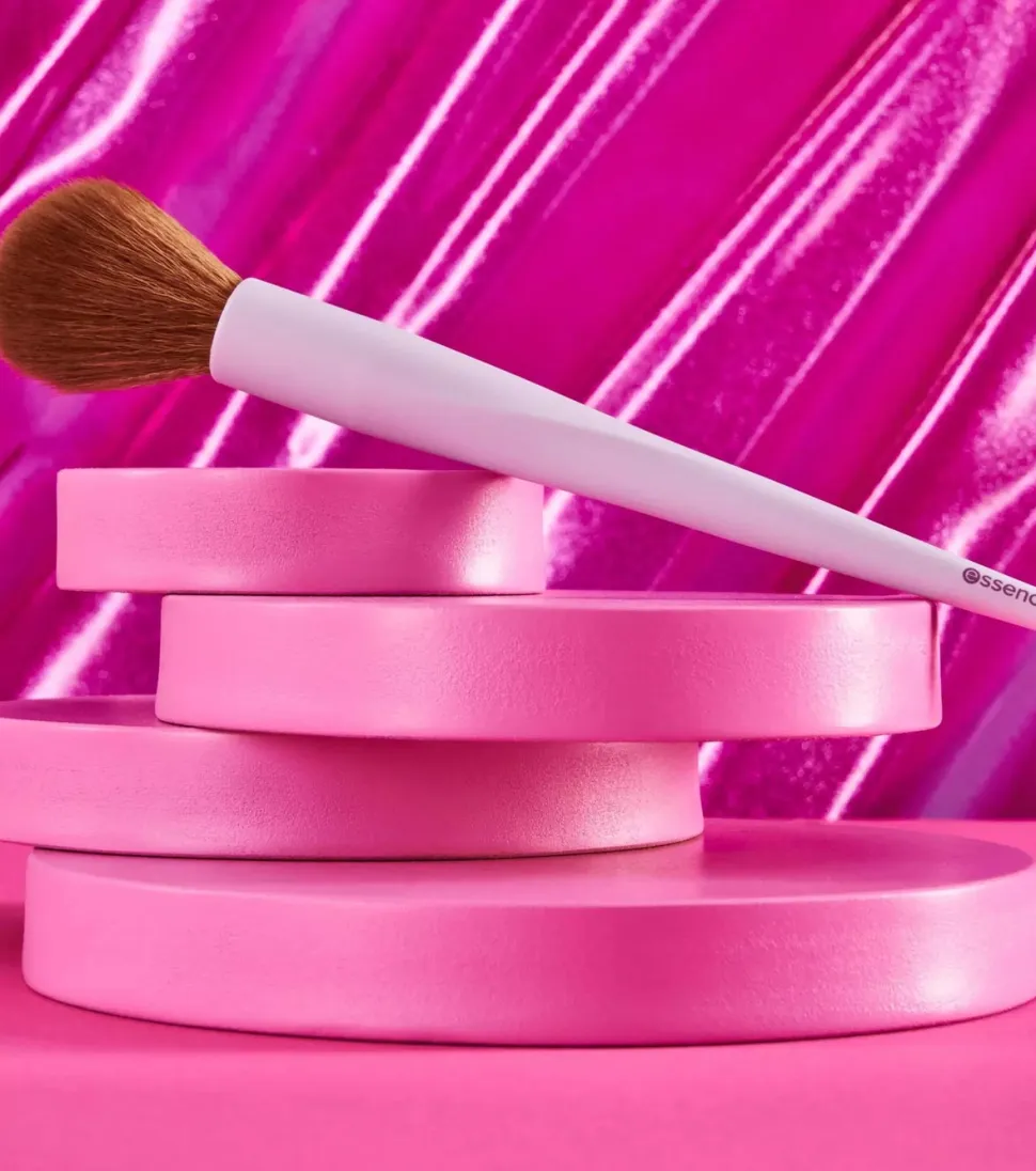 Brocha para colorete e iluminador