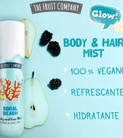 Bruma corporal y para cabello con glitter - Coral Beach