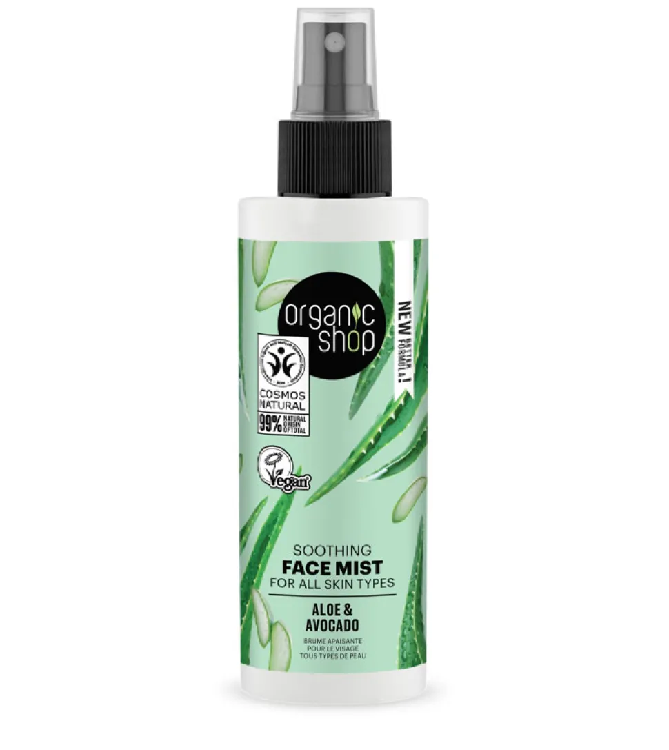 Bruma facial calmante para todo tipo de pieles - Aloe y Aguacate