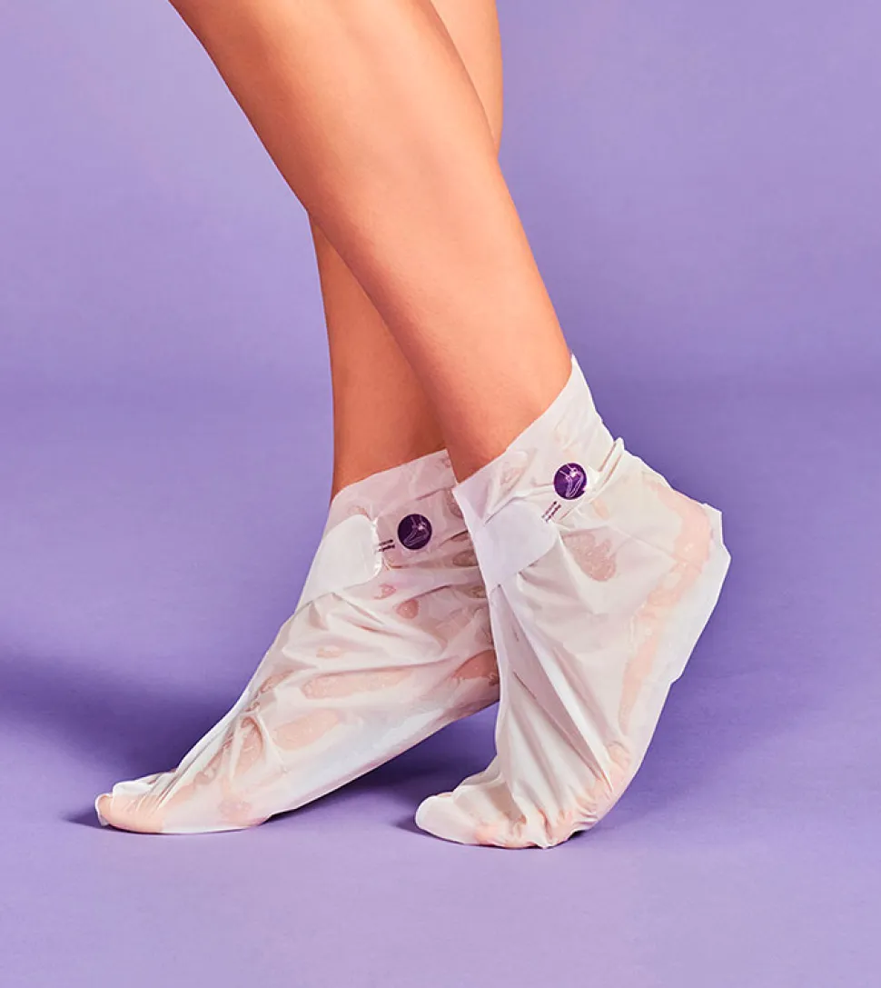 Calcetines Mascarilla Exfoliantes para Pies - Lavanda