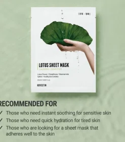 *Calming/sensitive* - Mascarilla facial calmante Lotus Sheet Mask