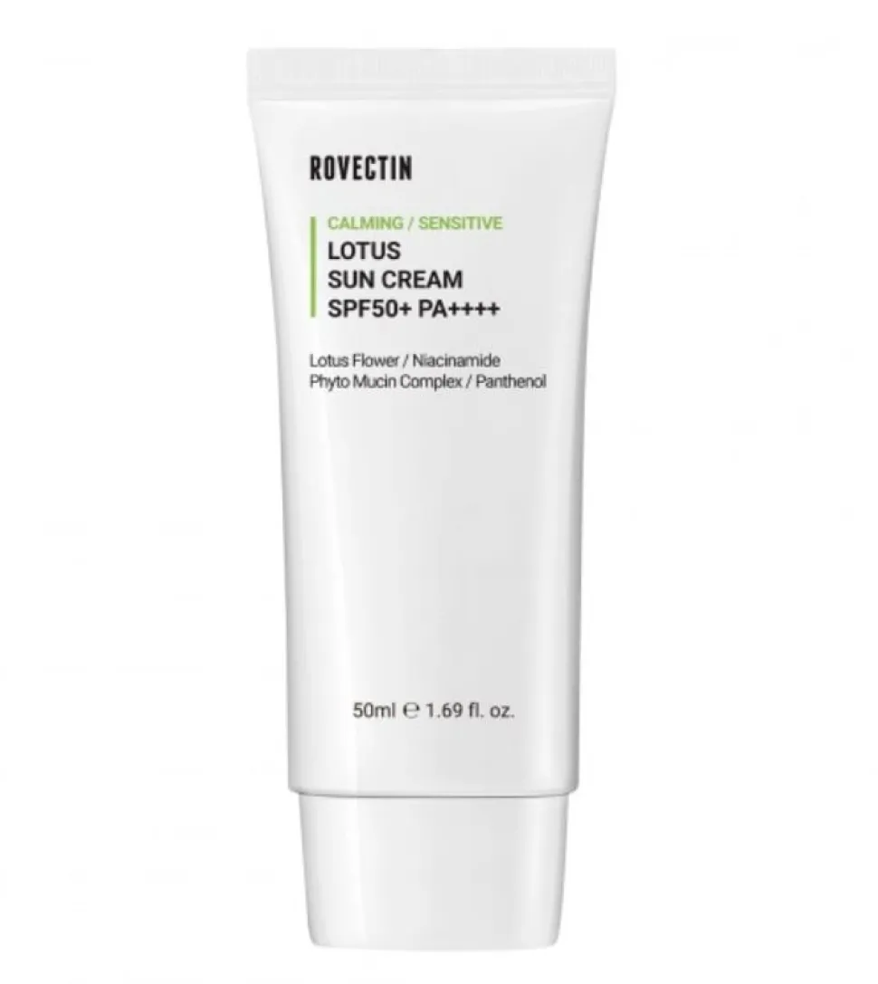 *Calming/sensitive* - Protector solar facial Lotus SPF50+ PA++++