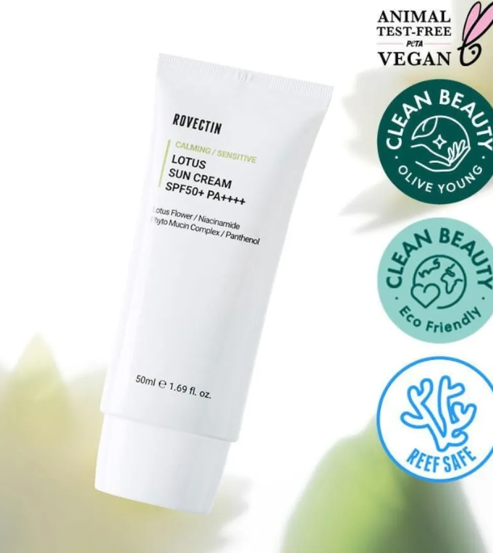 *Calming/sensitive* - Protector solar facial Lotus SPF50+ PA++++