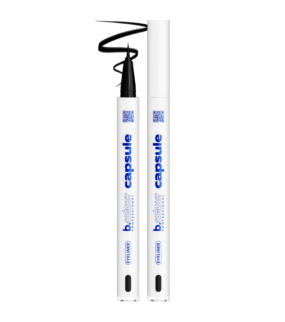 *Capsule* - Delineador de ojos líquido waterproof - 01: Be Black