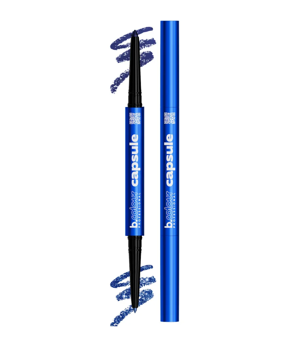 *Capsule* - Delineador de ojos Smoky eye pencil & shimmer 2in1 - 02: Dazzling blue
