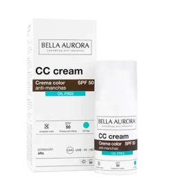 CC Cream anti-manchas SPF50+ - Oil free