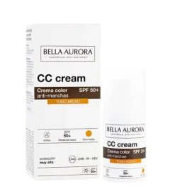 CC Cream anti-manchas SPF50+ - Tono Medio