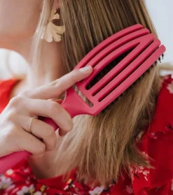 Cepillo para cabello Fingerbrush Combo Medium - Hot Pink
