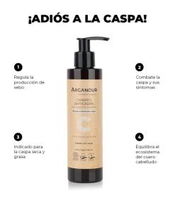 Champú anticaspa - Cabello con caspa