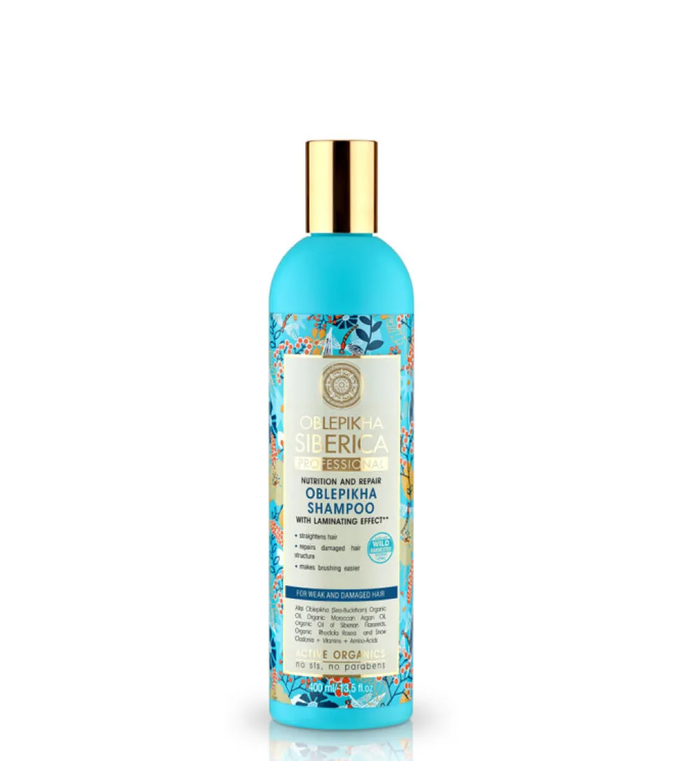 Champú Oblepikha - Para cabello débil y dañado