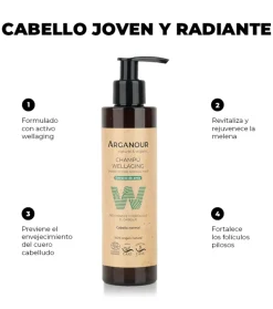 Champú rejuvenecedor Weallaging - Cabello normal