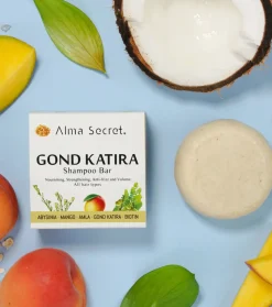 Champú sólido fortalecedor e hidratante Gond Katira