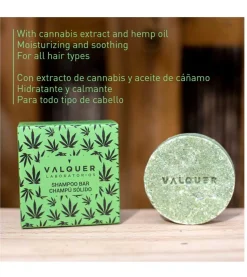 Champú sólido Hemp - Extracto de cannabis y aceite de cáñamo