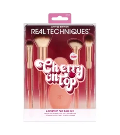 *Cherry On top* - Set de 4 brochas + 2 fundas de silicona