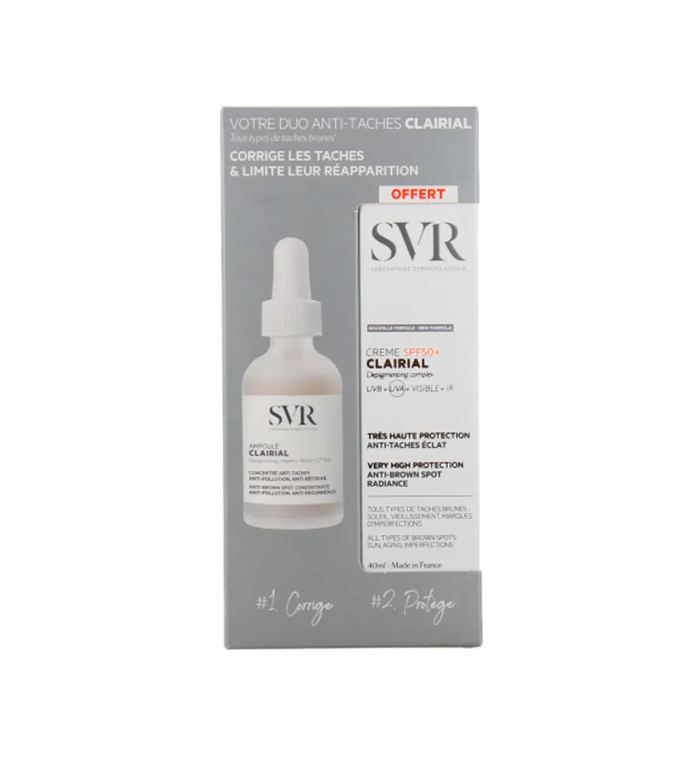 *Clairial* - Sérum concentrado antimanchas, antipolución y antirecaída Ampoule + Regalo Crema iluminadora anti-manchas SPF50+