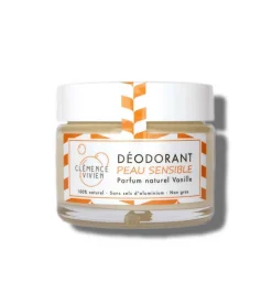 Clémence & Vivien - Desodorante natural en crema Piel sensible - Vainilla