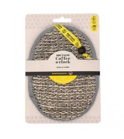 *Coffee O´clock* - Esponja exfoliante de sisal y lino - Exfoliación 2