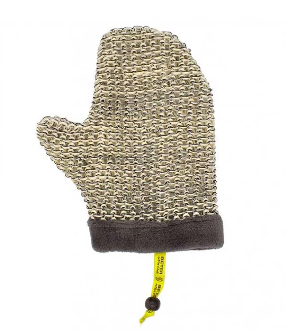 *Coffee O´clock* - Guante exfoliante de sisal y lino - Exfoliación 3