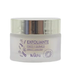 *Colección Calma* - Exfoliante facial físico y químico de arroz y AHA kiwi