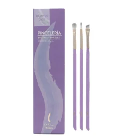 *Colección Calma* - Set de 3 pinceles de precisión