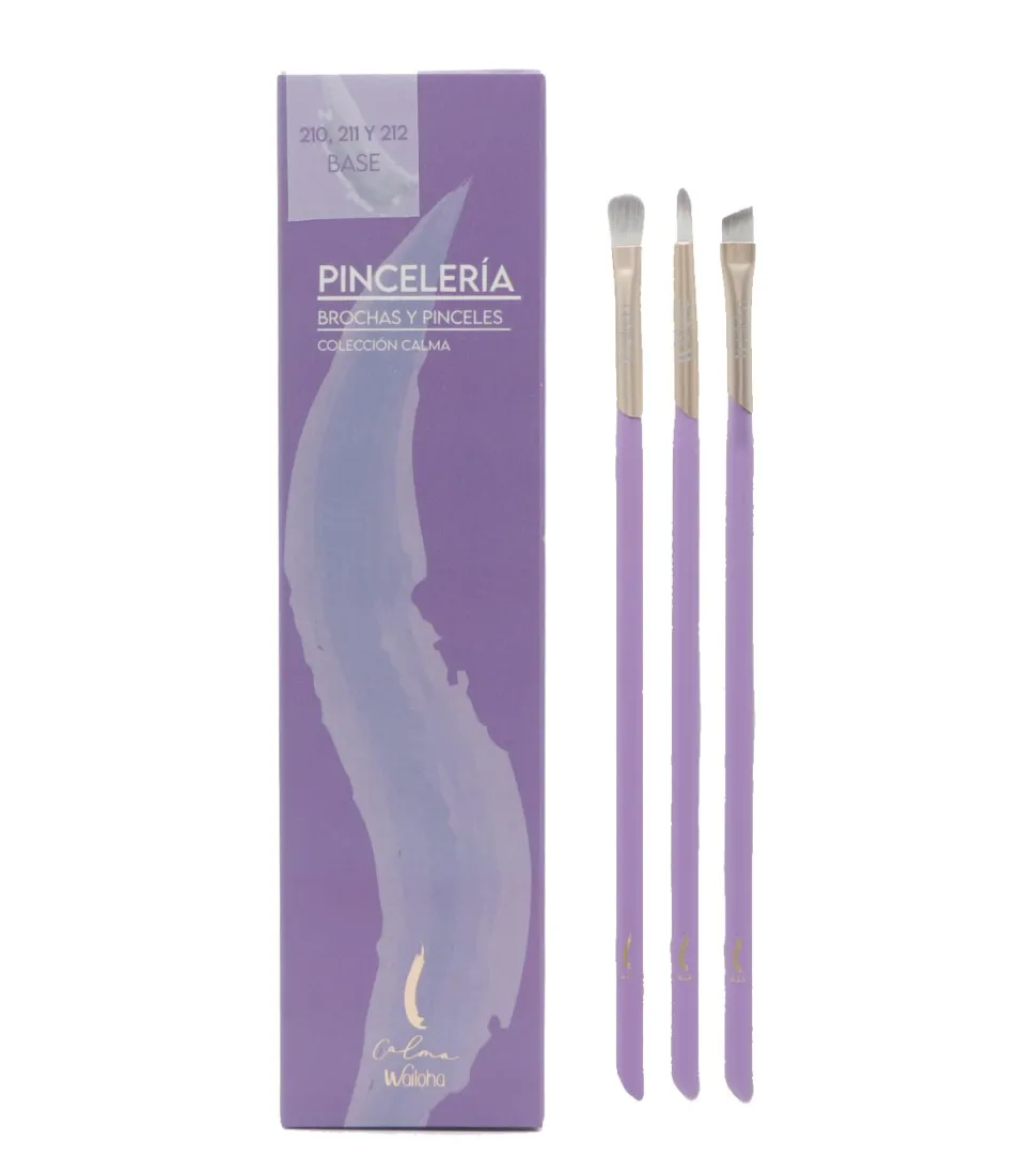 *Colección Calma* - Set de 3 pinceles de precisión