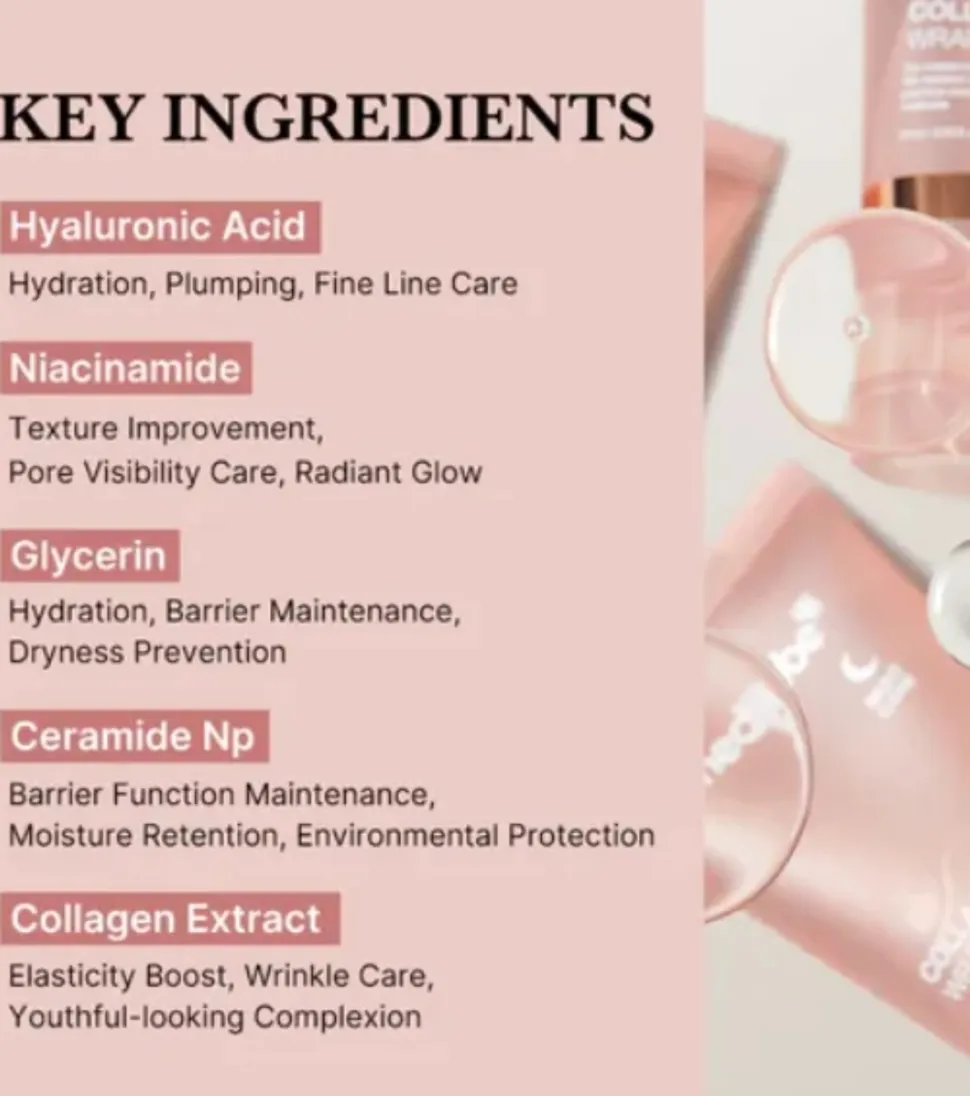 *Collagen* - Mascarilla de noche revitalizadora Collagen Night Wrapping