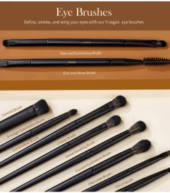 *Collection III* - Set de brochas con caja - Elegant Black